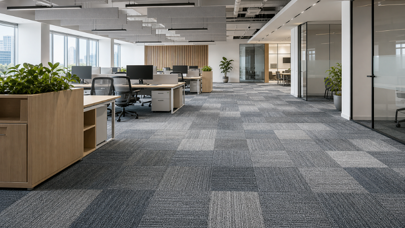 Why Are Carpet Tiles Popular in Offices?