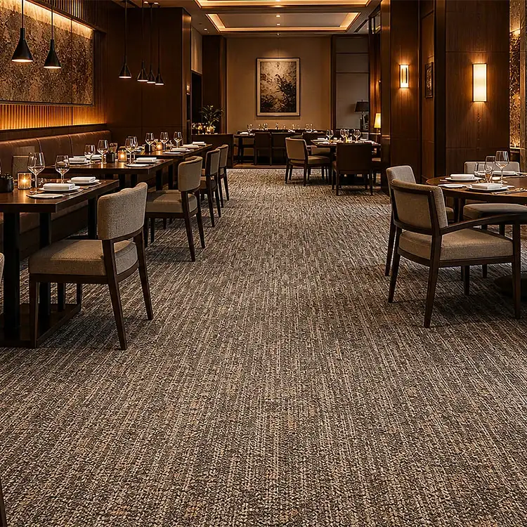 Durable Restaurant PP Wall to Wall Carpet