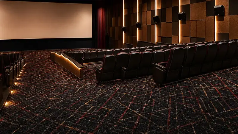 Fire Retardant Cinema Nylon Broadloom Carpet