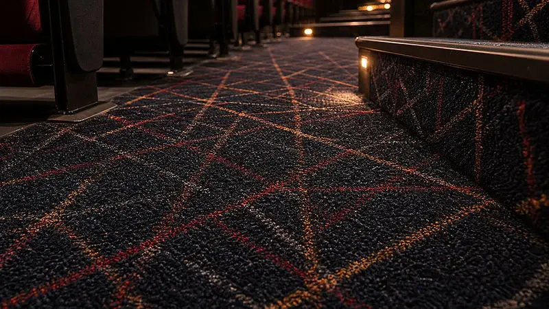 Fire Retardant Cinema Nylon Broadloom Carpet
