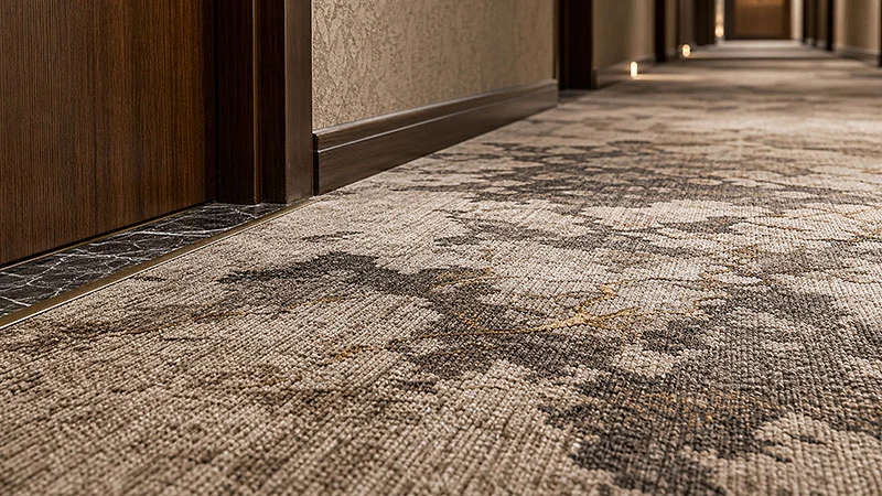 Premium Hotel Corridor Printed Wall To Wall Carpet