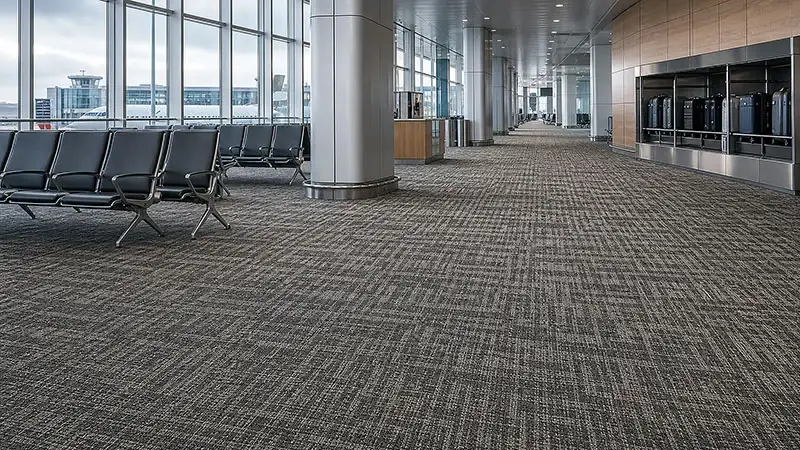 Durable Airport Polypropylene Broadloom Carpet