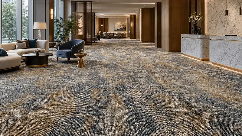 Modern Hotel Axminster Broadloom Carpet