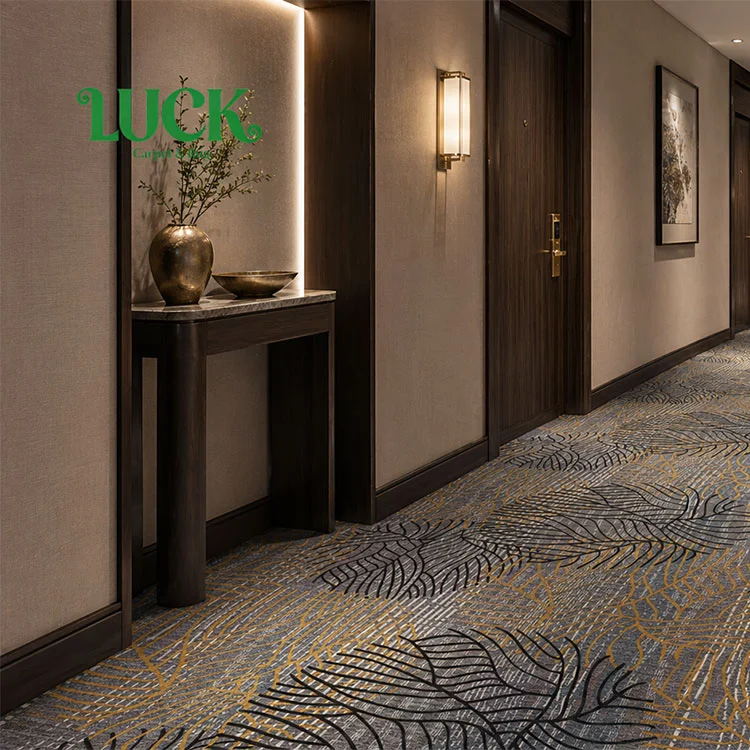 Nylon Printed Wall to Wall Carpet for Corridors