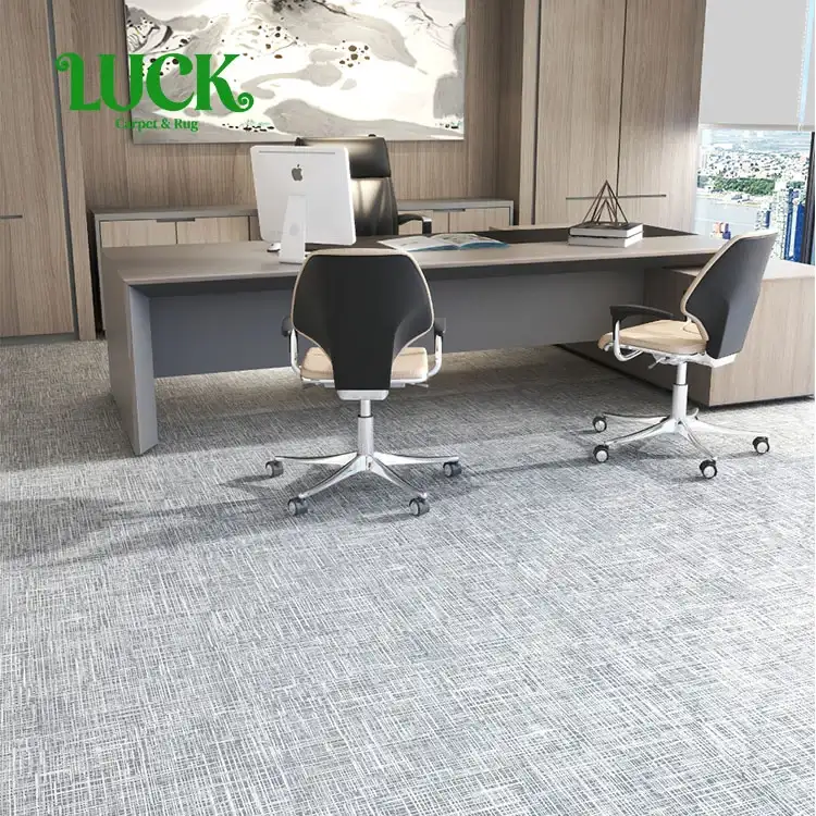 Printed Cut Pile Carpet Tile