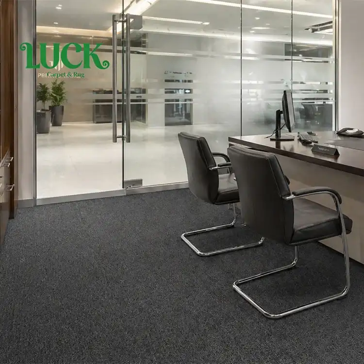 Tufted Solution Dyed Yarn Wall to Wall Carpet for Banks