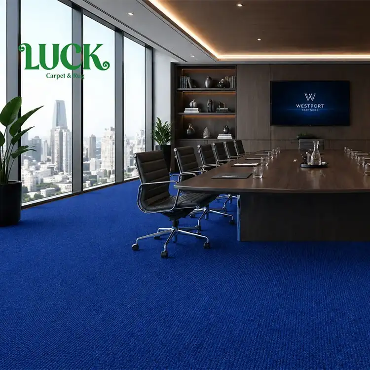 Tufted Solution Dyed Yarn Wall to Wall Carpet for Boardrooms