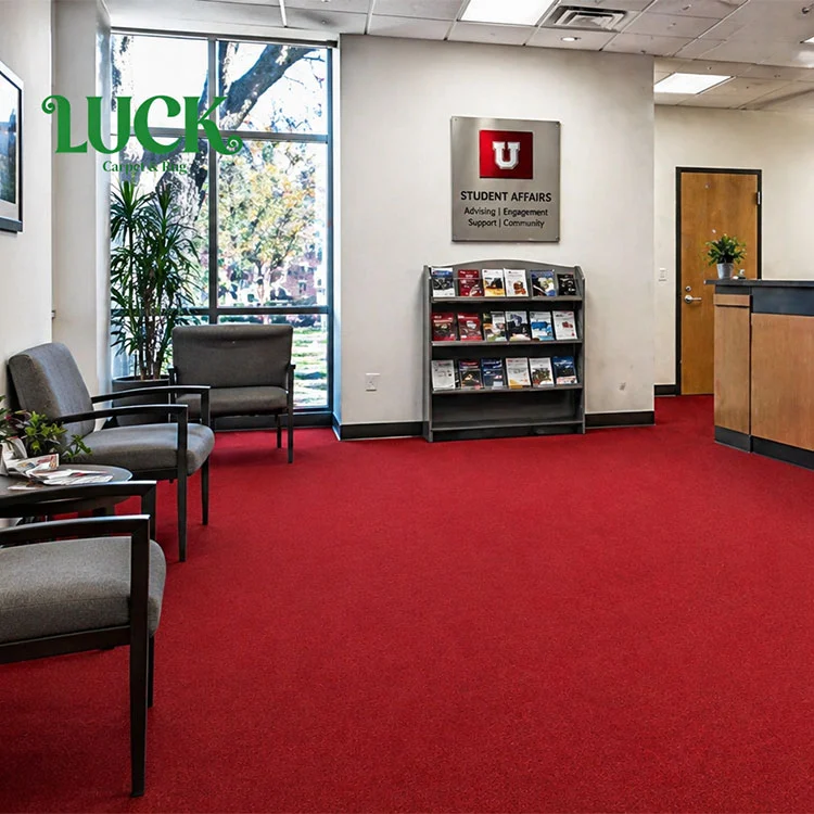 Tufted Solution Dyed Yarn Wall to Wall Carpet for Institutions