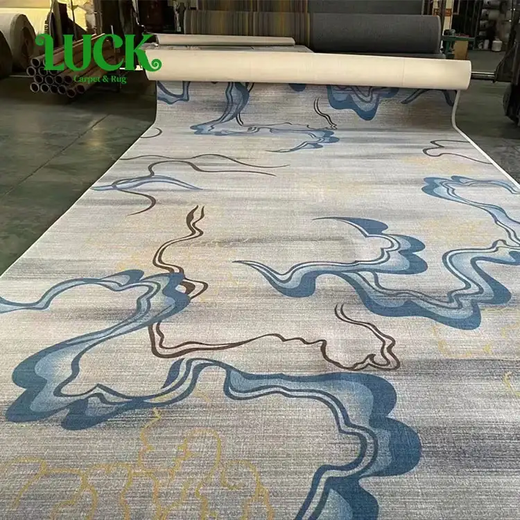 Wool Woven Wall to Wall Carpet for Luxury Place